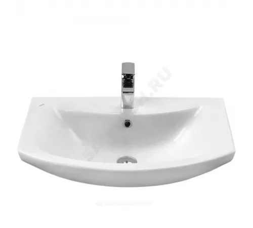 Умывальник мебельный Балтика 70 1 отверстие под смеситель по центру белый Santek 1.WH20.7.776