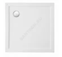 Поддон душевой акриловый квадрат Палермо 900х900х135 белый Santek 1.WH30.2.476