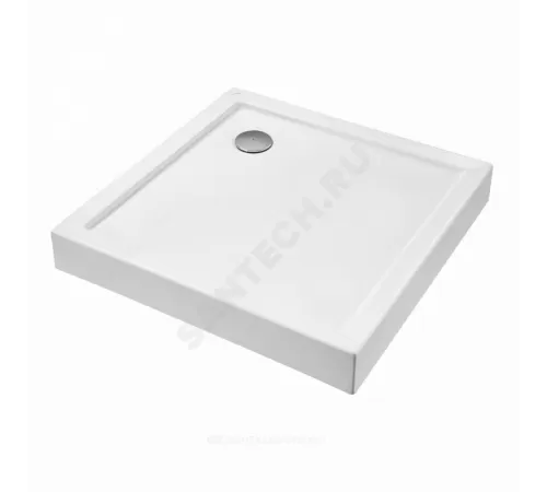 Поддон душевой акриловый квадрат Палермо 900х900х135 белый Santek 1.WH30.2.476