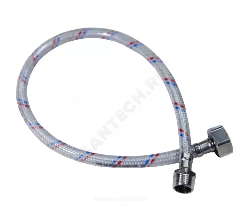 Подводка гибкая для воды нейлоновая оплетка 3/4"-1/2" г-ш L=1м Центр Сантехники (Подольск) ГП002201
