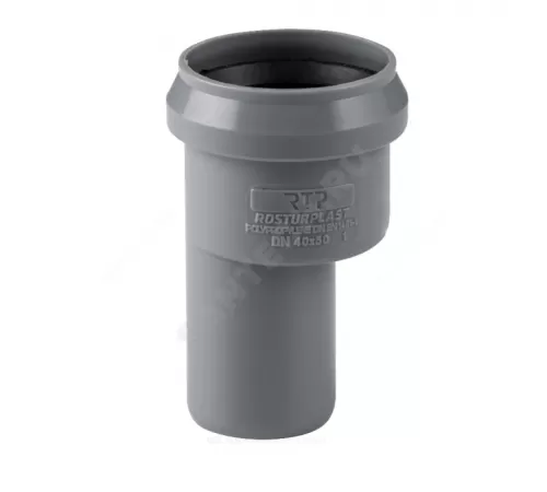 Переход PP-H эксцентрический серый Дн 32х40 б/нап в/к RTP (РосТурПласт) 36627