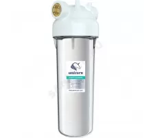 Корпус фильтра прозрачный пластик 3/4" ВР Ру6 1-ст Slim Line 10" Unicorn KSBP 34