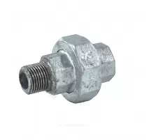 Комплект соединителя прямой американка+прокладка чугун оц Ду 15 (1/2") ВР/НР Fittex PLUS