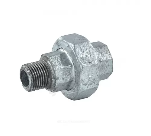 Комплект соединителя прямой американка+прокладка чугун оц Ду 40 (1 1/2") ВР/НР Fittex PLUS