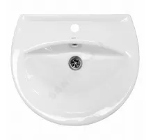 Умывальник подвесной Аттика 48 1 отверстие под смеситель по центру белый Sanita WB.PD/Attica/48-C/WHT.G/S1