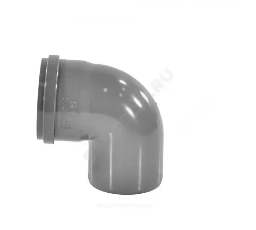 Отвод НПВХ серый Дн 50х87гр б/нап в/к ТУ 6-49-33-92 Агригазполимер