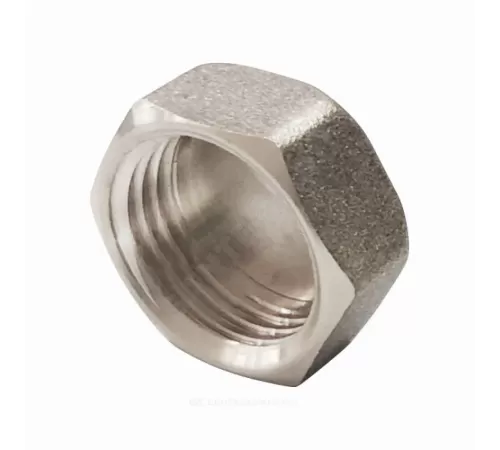 Заглушка латунь никель Ду 32 (1 1/4") ВР VALFEX VF.590.N.114