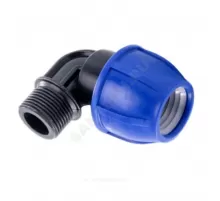 Отвод компрессионный ПЭ Дн 32х1 1/4"х90гр НР Ру16 RTP (РосТурПласт) 22270