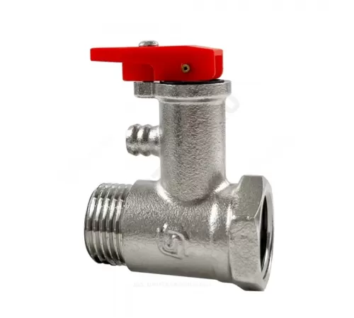 Клапан предохранительный латунь для бойлера с курком 1/2" НР/ВР Рср= 8бар SantechSystems