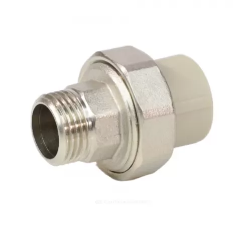 Муфта PP-R комбинированная разъемная серая Дн 40х1 1/4" НР VALFEX 10156032Г