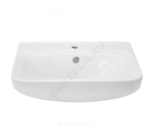 Умывальник подвесной NEXT 60 1 отверстие под смеситель по центру белый Sanita Luxe WB.PD/Next/60-C/WHT.G/S1