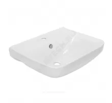 Умывальник подвесной NEXT 60 1 отверстие под смеситель по центру белый Sanita Luxe WB.PD/Next/60-C/WHT.G/S1