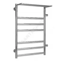 Полотенцесушитель водяной нерж сталь Лесенка Ду 25 (1") НР 298 Вт 500х796мм 7П боковое подключение Хендрикс Терминус 4620768888823