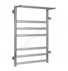 Полотенцесушитель водяной нерж сталь Лесенка Ду 25 (1") НР 298 Вт 500х796мм 7П боковое подключение Хендрикс Терминус 4620768888823