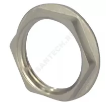 Контргайка латунь никель реборда Ду 20 (3/4") ВР SantechSystems