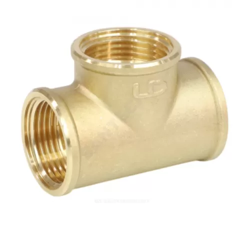 Тройник латунь Ду 50 (2") ВР LD LD.65.514.50