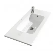Умывальник мебельный Debba Unik 60 1 отверстие под смеситель по центру белый Roca 32799H00Y