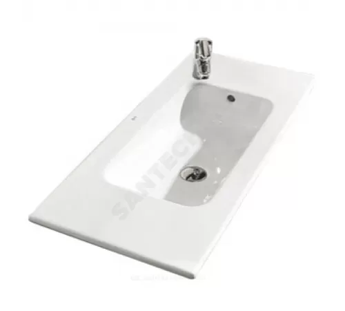 Умывальник мебельный Debba Unik 60 1 отверстие под смеситель по центру белый Roca 32799H00Y