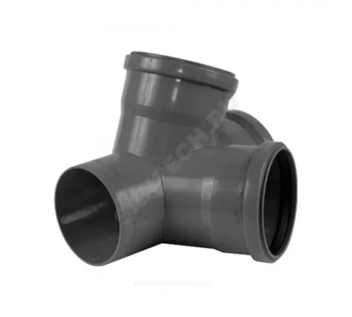 Крестовина PP-H 2-плоскостная серая HT HTED Дн 110х110х110х87гр б/нап в/к Ostendorf 115940