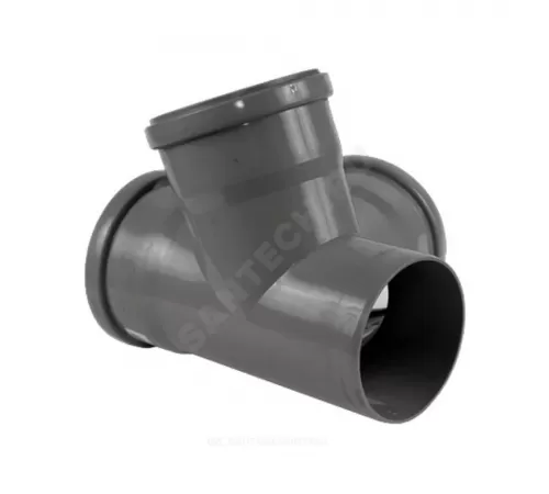 Крестовина PP-H 2-плоскостная серая HT HTED Дн 110х110х110х87гр б/нап в/к Ostendorf 115940