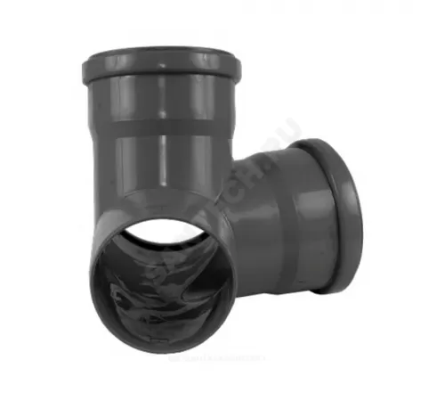 Крестовина PP-H 2-плоскостная серая HT HTED Дн 110х110х110х87гр б/нап в/к Ostendorf 115940