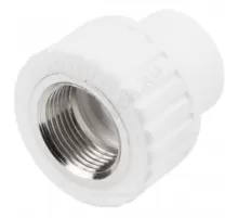 Муфта PP-R комбинированная белая Дн 25х3/4" ВР RTP (РосТурПласт) 10655