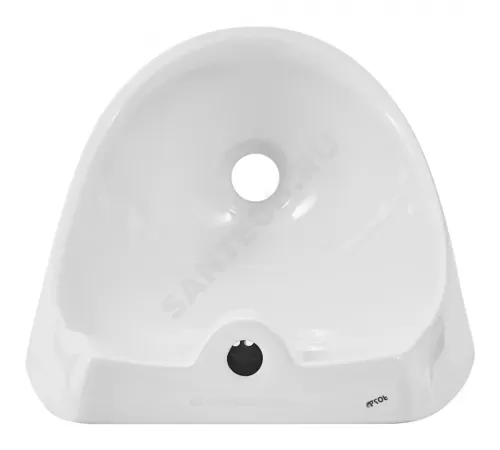 Писсуар настенный Люкс белый без крепления Rosa (Кировская керамика)