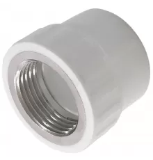 Муфта PP-R комбинированная белая Дн 20х1/2" ВР PRO VALFEX 10129020-PRO