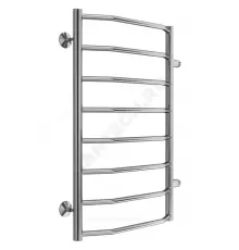 Полотенцесушитель водяной нерж сталь Лесенка (1") НР 500х800мм 8П боковое подключение Виктория Терминус 4670078530110