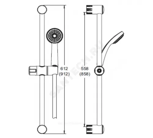 Промо-комплект для ванны с душем UNO Vidima BD127AA .