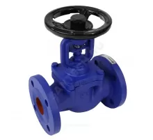 Клапан запорный чугун Ду 80 Ру16 Тмакс=300 оС фл сильфонный Benarmo