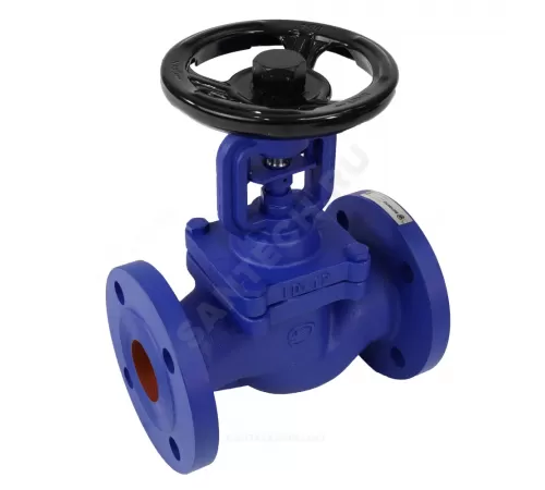 Клапан запорный чугун Ду 80 Ру16 Тмакс=300 оС фл сильфонный Benarmo