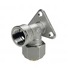 Водорозетка для МП/PE-X труб латунь хром обжим Дн 16х1/2" ВР R572AM Giacomini R572MX048