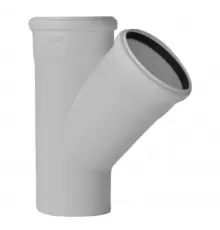Тройник PP-M бесшумный белый Дн 160х110х45гр б/нап в/к RTP (РосТурПласт) 37676
