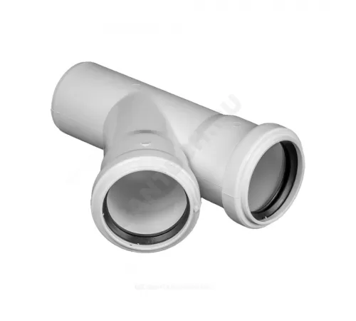 Тройник PP-M бесшумный белый Дн 110х110х45гр б/нап в/к RTP (РосТурПласт) 36524