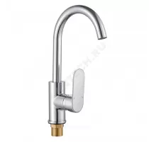 Смеситель для кухонной мойки ручка сбоку одноручный ПСМ-600 Профсан PSM-600-3