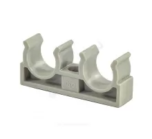 Опора PP-R двойная серая Дн 25 RTP (РосТурПласт) 10972