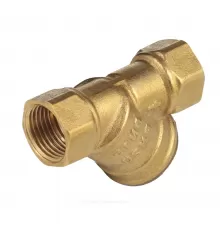 Фильтр сетчатый Y-образный латунь Ду 15 Ру20 1/2" ВР 4001 с отверстием под пломбу с пробкой Aquasfera 4001-01