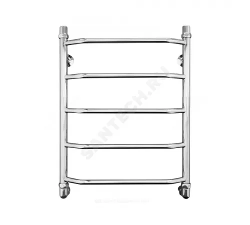 Полотенцесушитель водяной нерж сталь Лесенка Ду 25 (1") НР 400х800мм 6П нижнее подключение в/к соединитель (1"х3/4") Вектра Элит-Металл В-12-05