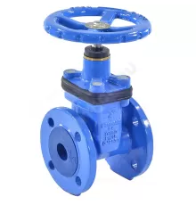 Задвижка чугун VOC4241C аналог МЗВ обрезиненный клин EPDM Ду 100 Ру10/16 Тмакс=110C фл Tecofi VOC4241C-00EP0100