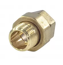 Соединитель латунь американка Ду 15 (1/2") прямой ВР/НР VALFEX VF.340.L.012