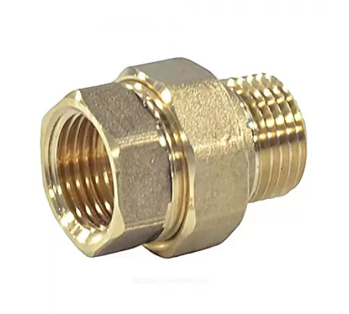 Соединитель латунь американка Ду 25 (1") прямой ВР/НР VALFEX VF.340.L.100