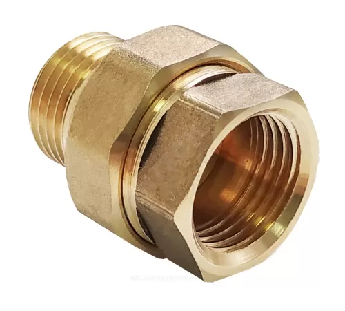 Соединитель латунь американка Ду 25 (1") прямой ВР/НР VALFEX VF.340.L.100