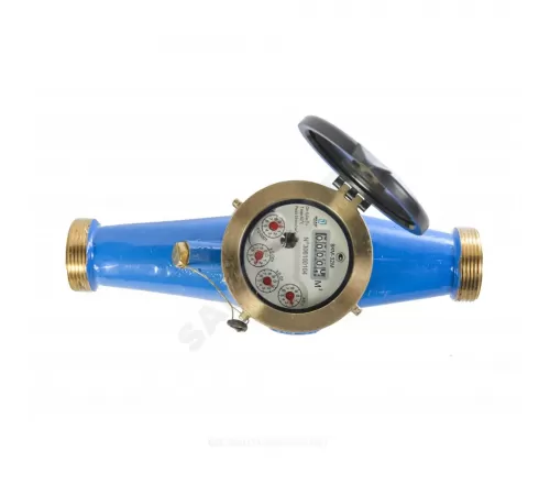 Счётчик х/в крыльчатый многоструйный Ду 32 Ру16 Qn=6 м3/ч 40С L=260мм резьба В/К IP68 ВКМ М Декаст 71-32-08