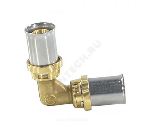 Угольник для МП/PE-X труб латунь пресс Дн 16х90гр RM122 Giacomini RM122Y003