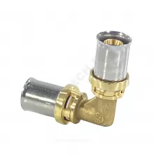 Угольник для МП/PE-X труб латунь пресс Дн 40х90гр RM122 Giacomini RM122Y013