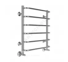 Полотенцесушитель водяной нерж сталь Лесенка (1/2") ВР 500х600мм 6П нижнее подключение Стандарт Терминус 4670078530332