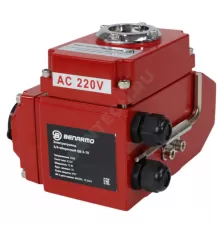 Электропривод четвертьоборотный QB-3-030 F03/F05/F07 11х11/9х9 квадрат 220В IP67 для 3-ходорого крана Benarmo