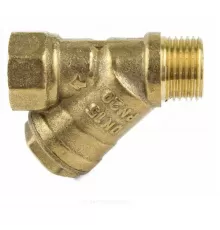 Фильтр сетчатый Y-образный латунь Ду 15 Ру20 1/2" ВР/НР ФС с пробкой SantechSystems