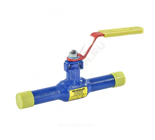 Кран шаровой сталь 11с67п Ду 20 Ру40 п/привар L=230мм Маршал 2ЦП.00.1.040.020/015